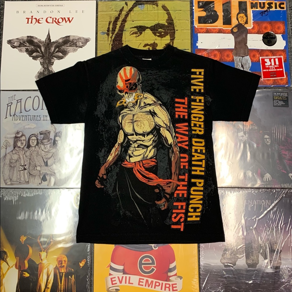 Five Finger Death Punch tour t shirt